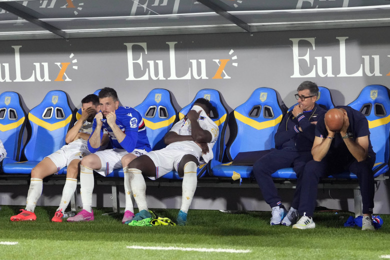 Sampdoria a retrogradat pentru prima dată în istorie în Serie C/ Profimedia