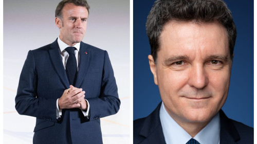 Emmanuel Macron și Nicușor Dan22