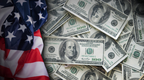 American,Dollar.,Money,Background.,Financial,Collapse.