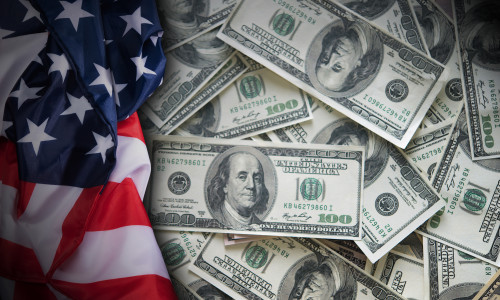 American,Dollar.,Money,Background.,Financial,Collapse.