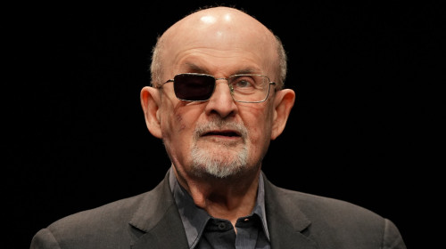 Salman Rushdie presents his book &quot;Knife: Thoughts after a murder&quot;