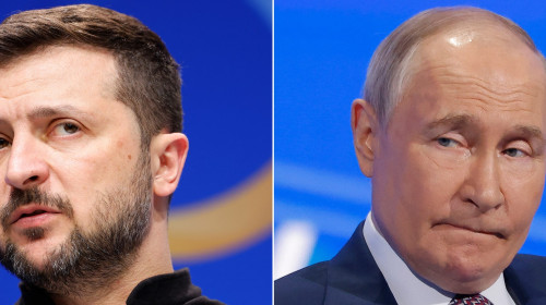 zelenski, putin