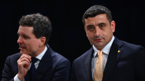Nicușor Dan și George Simion