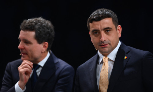 Nicușor Dan și George Simion