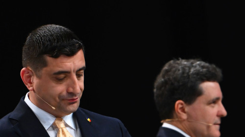 Nicușor Dan și George Simion