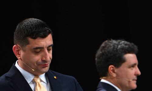 Nicușor Dan și George Simion