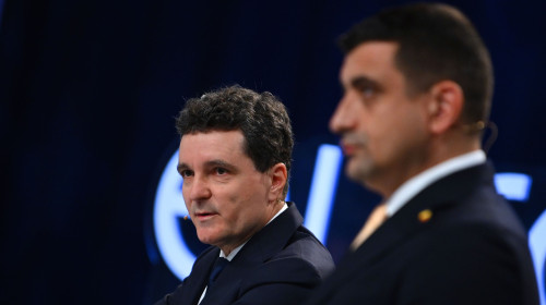 Nicușor Dan și George Simion