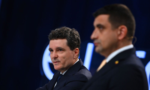 Nicușor Dan și George Simion