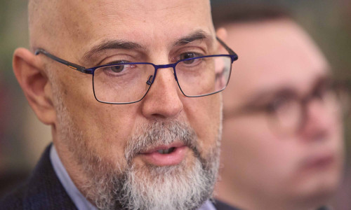 Kelemen Hunor, Press Conference, Bucharest, Romania - 19 Mar 2025