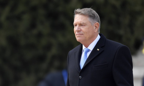 BUCHAREST: Romanian President Klaus Iohannis - resignation farwell ceremony