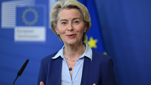 European,Commission,President,Ursula,Von,Der,Leyen,Speaks,During,A