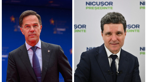 Nicusor Dan a vorbit cu Mark Rutte