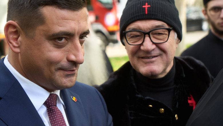 George Simion și Gigi Becali