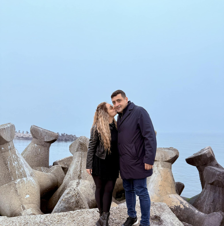 Ilinca și George Simion/ Foto: Facebook