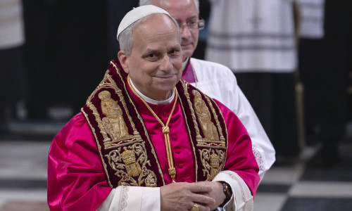 Pope Leo XIV Visits The Basilica Of St. Paul Outside The Walls In Rome - 20 May 2025