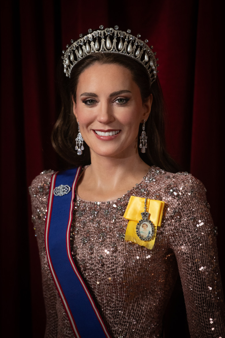 Noua statuie de ceară a Prințesei Kate, prezentată oficial la Madame Tussauds Londra/ Profimedia