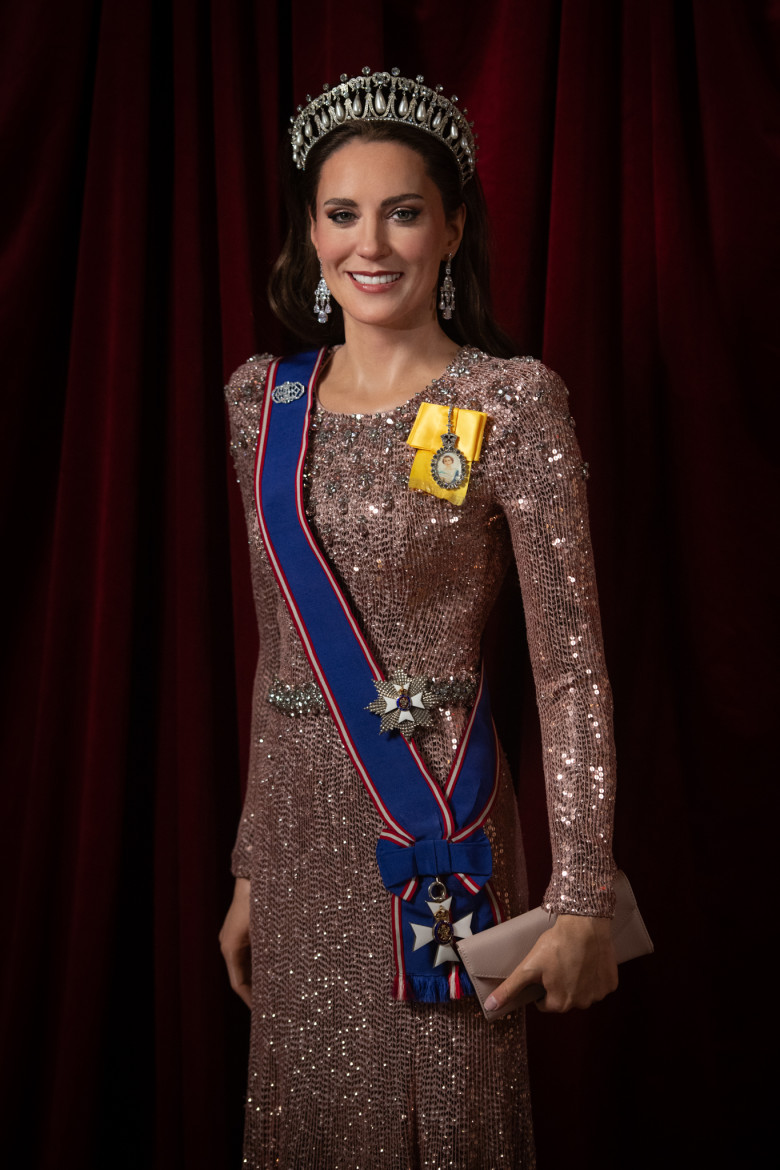 Noua statuie de ceară a Prințesei Kate, prezentată oficial la Madame Tussauds Londra/ Profimedia