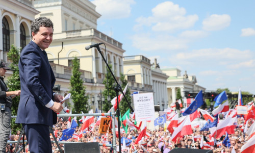 Nicușor Dan în Polonia