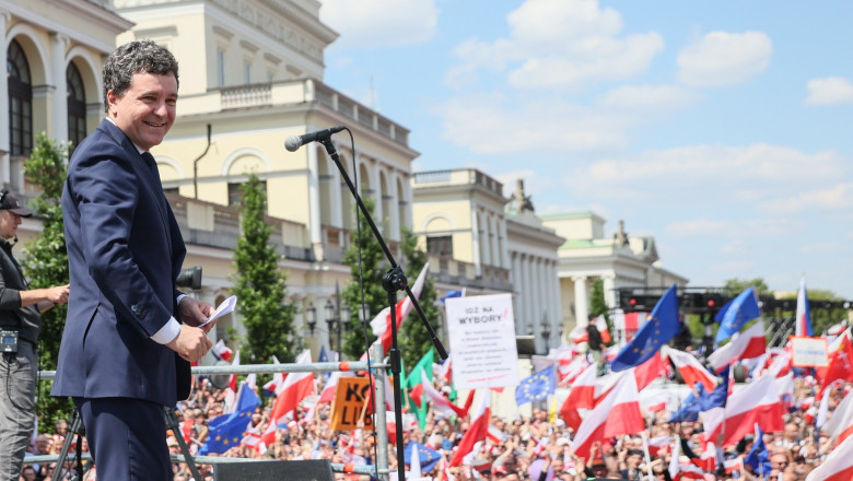 Nicușor Dan în Polonia