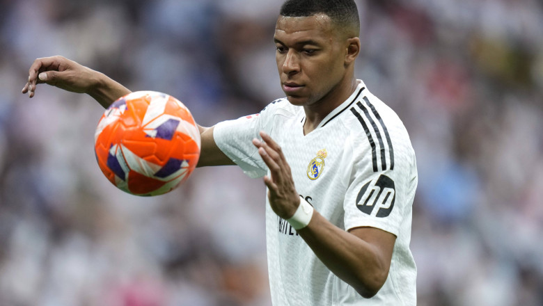 Cc Madrid 24/05/2025 - Liga / Real Madrid-Real Sociedad / foto Cesar Cebolla/Image nella foto: Kylian Mbappe PUBLICATION