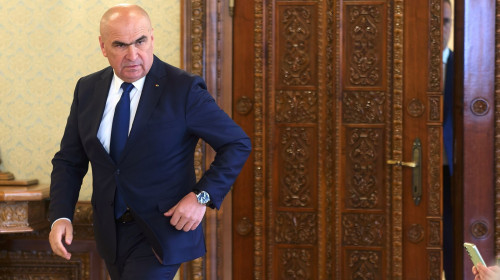 Ilie Bolojan, End of Term Press Meeting, Bucharest, Romania - 21 May 2025