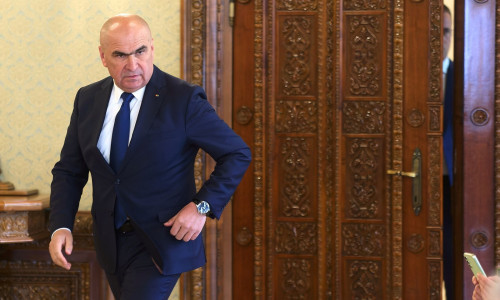 Ilie Bolojan, End of Term Press Meeting, Bucharest, Romania - 21 May 2025