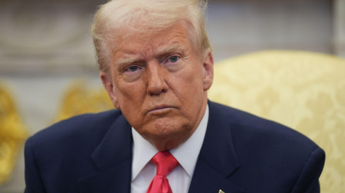 File photo dated 12/03/25 of US President Donald Trump. Holidaymakers in countries hit hardest by Donald Trump&apos;s trade tariffs are shunning America for their trips abroad, while UK and US travellers are increasingly choosing to staycation amid economic wo