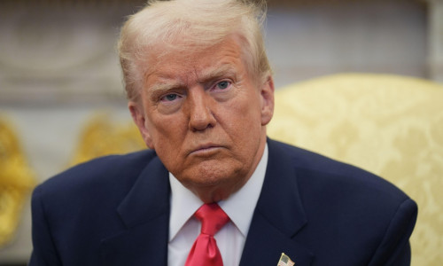 File photo dated 12/03/25 of US President Donald Trump. Holidaymakers in countries hit hardest by Donald Trump's trade tariffs are shunning America for their trips abroad, while UK and US travellers are increasingly choosing to staycation amid economic wo