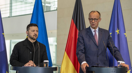 Volodimir Zelenski și Friedrich Merz