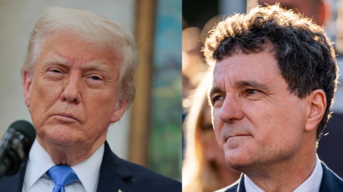 donald trump si nicusor dan