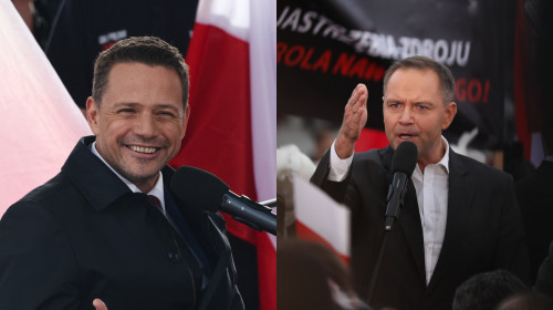 Rafal Trzaskowski și Karol Nawrocki/ Profimedia