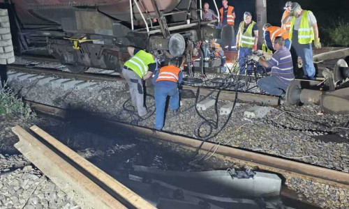 Tren deraiat în Teleorman