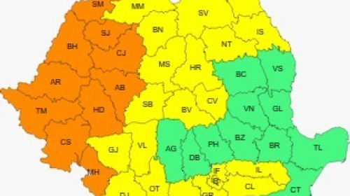 România sub coduri de vreme extremă caniculă în sud și vest, furtuni în nord și est