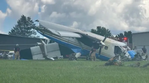Avion cu 20 de persoane la bord, prăbușit în Tennessee/ Foto: X