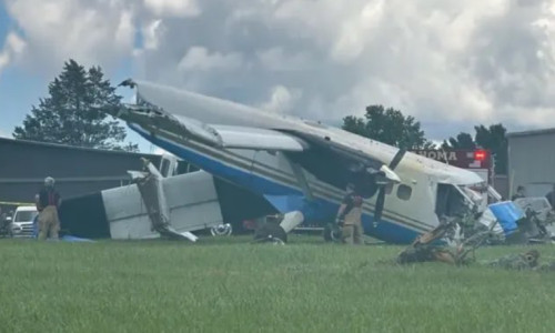Avion cu 20 de persoane la bord, prăbușit în Tennessee/ Foto: X