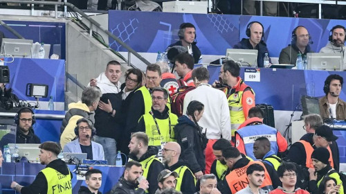 Tragedie la stadionul din Munchen în timpul finalei Ligii Naţiunilor. Un suporter român a murit după ce a căzut de la mare înălţime/ Foto: X