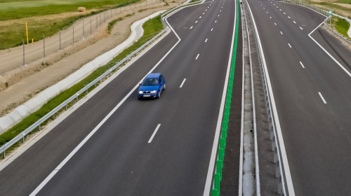 A1,Motorway,In,Romania,,Sibiu,County,,Near,Boita,And,Talmaciu