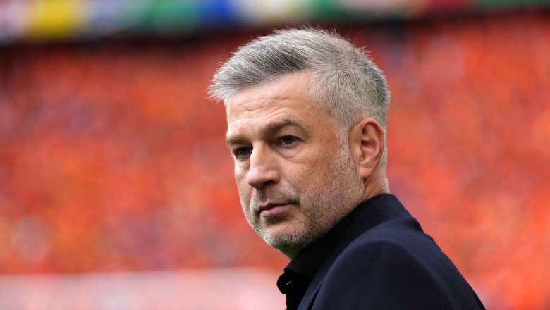 Romania manager Edward Iordanescu during the UEFA Euro 2024, round of 16 match at the Munich Football Arena in Munich, Germany. Picture date: Tuesday July 2, 2024.
