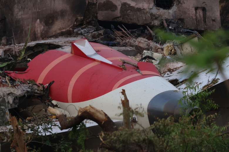 Aftermath Of The Air India Crash During Take-Off, In Ahmedabad