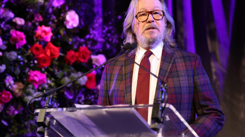 File photo dated 14/02/24 of Gary Oldman performs on stage at a Celebration of Shakespeare event at Grosvenor House, central London. Actor Gary Oldman has been made a Knight Bachelor in the King&apos;s Birthday Honours list, for services to Drama. Issue date: