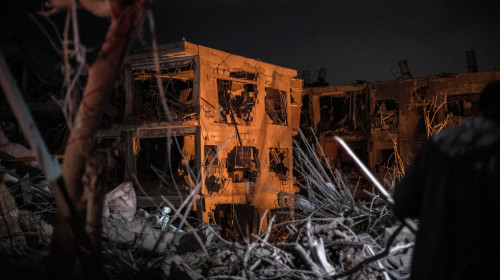 Aftermath of Iranian Missile Strike in Bat Yam