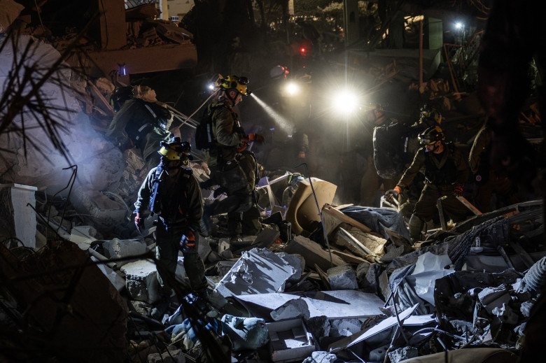Aftermath of Iranian Missile Strike in Bat Yam