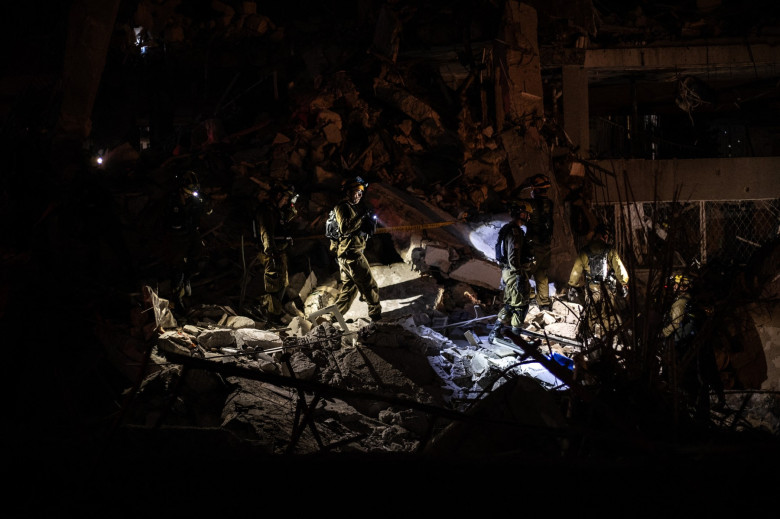 Aftermath of Iranian Missile Strike in Bat Yam