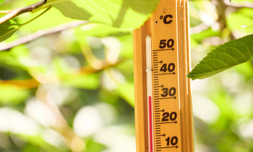Red,Heat,Warning,,,Heatwave,Cause,Climate,Change,And,Global