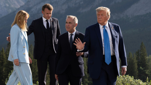 Emmanuel Macron şi Giorgia Meloni/ Profimedia