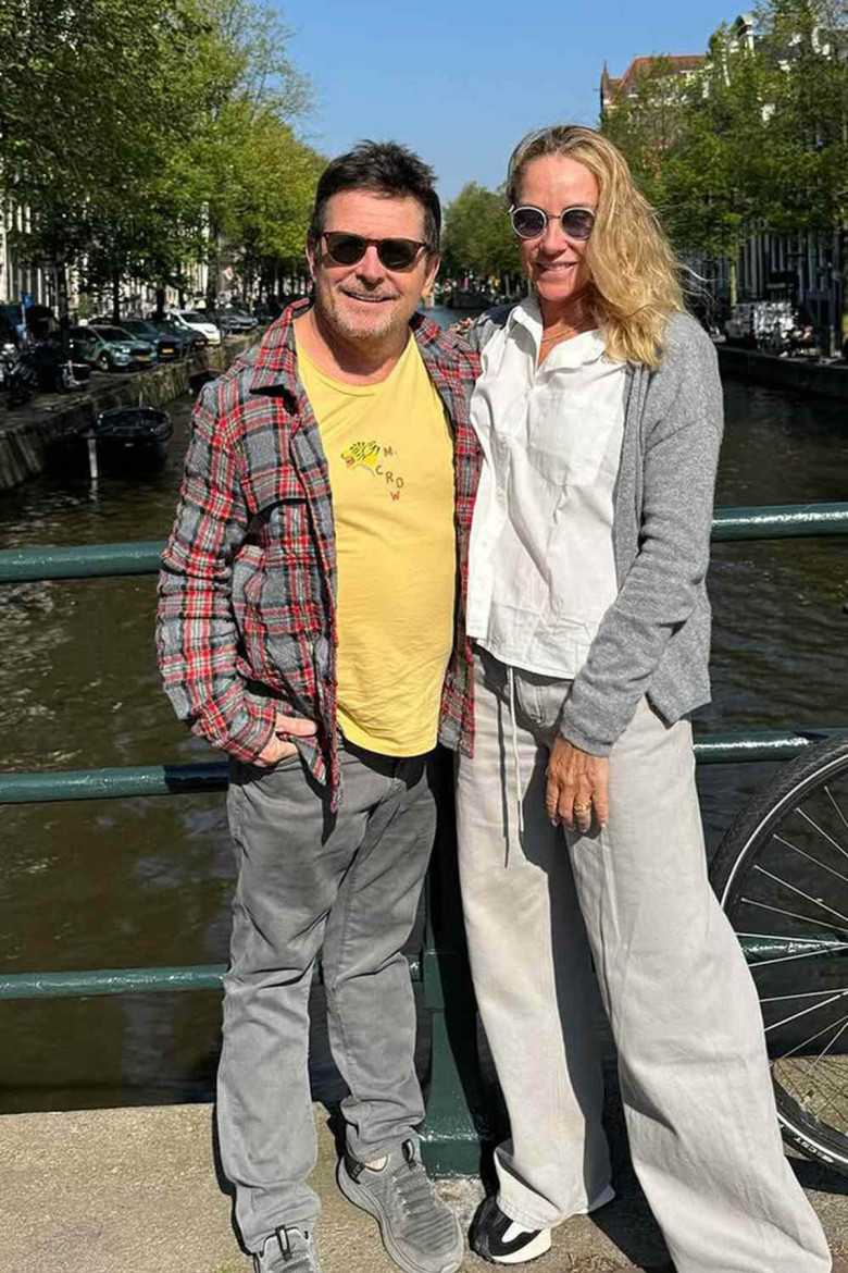 Michael J. Fox și soția lui, Tracy Pollan