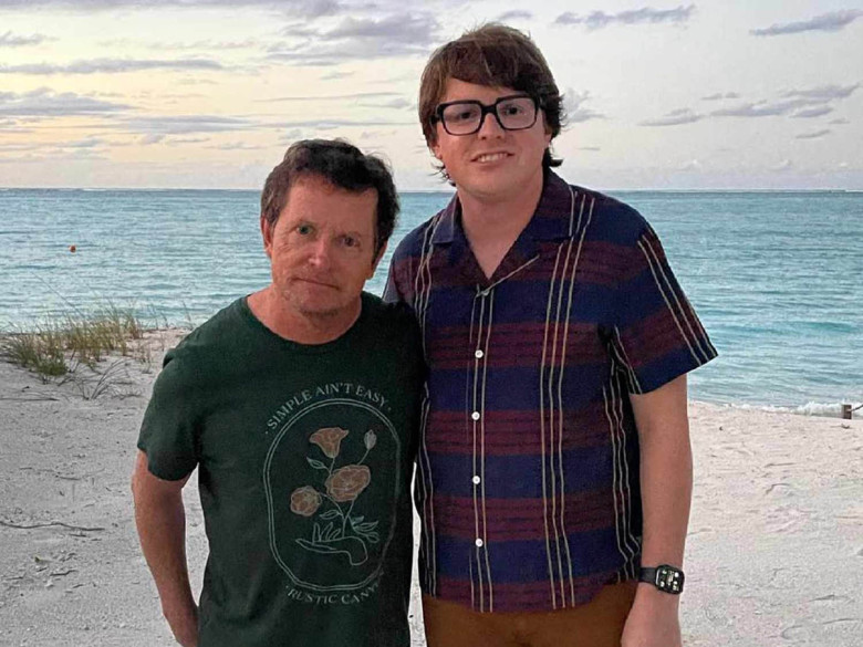 Michael J. Fox și fiul lui
