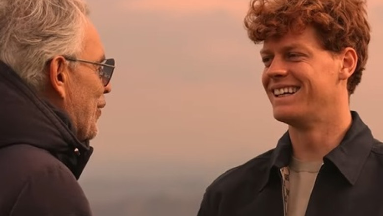 Jannik Sinner, colaborare cu celebrul tenor italian Andrea Bocelli