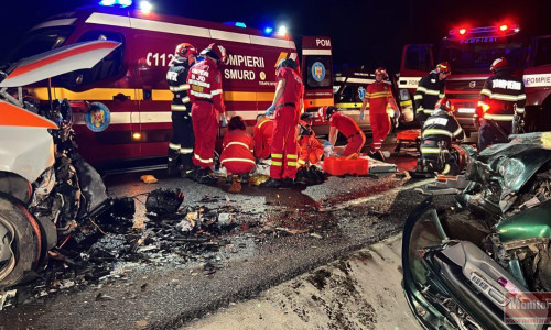 Accident în Botoșani. Doi oameni au murit, patru au fost răniți