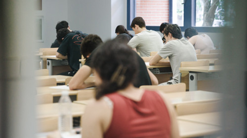 examen, test, elevi